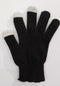 Custom Glove # 110  Black (Touch Screen ) - Child 8-12