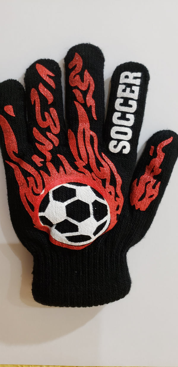 Custom Gloves # 121 Soccer - 5-12
